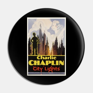 City Lights Movie Poster Pin