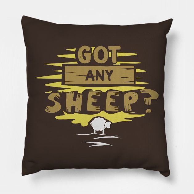 Got any sheep? Pillow by yeoys