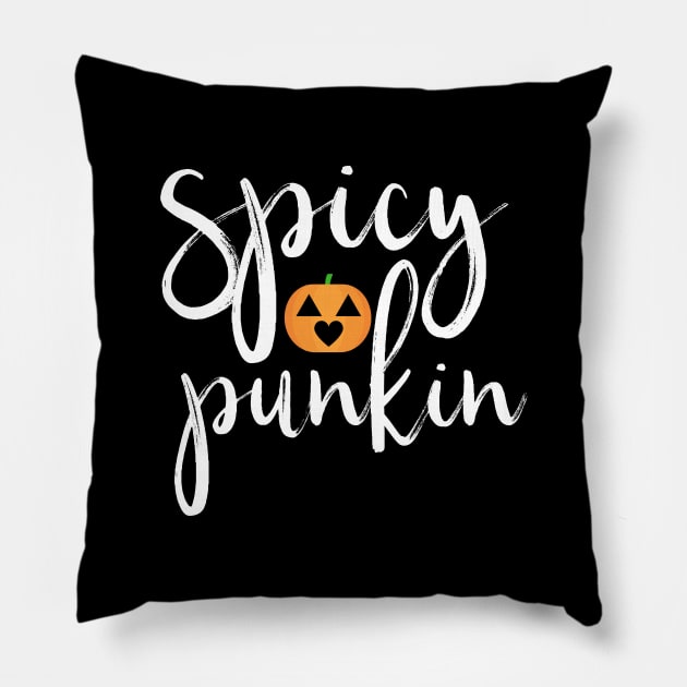 Spicy Pumpkin Sexy Halloween Pillow by spiffy_design