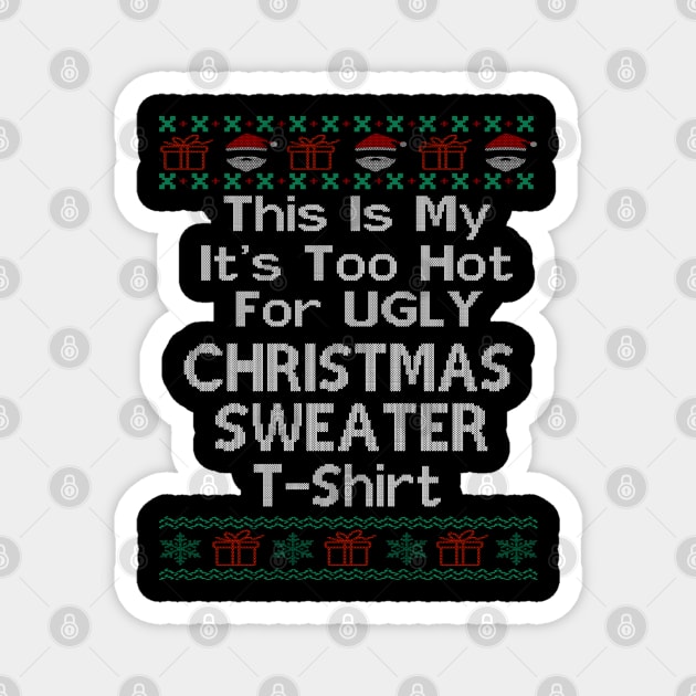 ugly christmas sweater Magnet by Bao1991