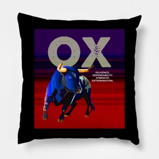 The Ox, Zodiac Pillow