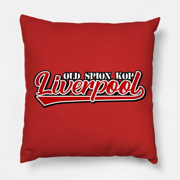 Old spion kop Pillow by lounesartdessin