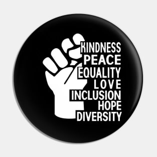 peace love inclusion equality diversity Pin