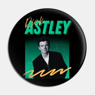 Rick astley***original retro Pin