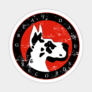 Great Dane Records - Distressed Magnet