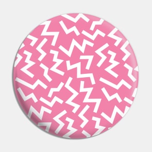 Pink Zigzag pattern Pin