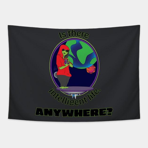 intelligent life anywhere Tapestry by BunnyRags