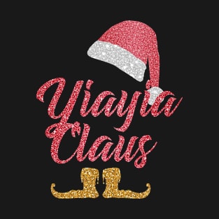 Funny Santa Yiayia Claus Merry Christmas Gifts for Men Women T-Shirt