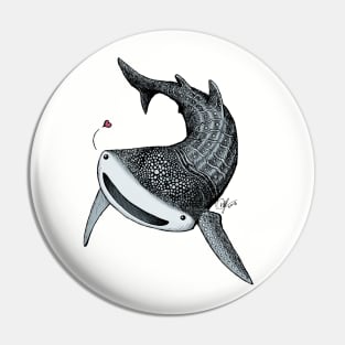 Whale Shark Love Pin