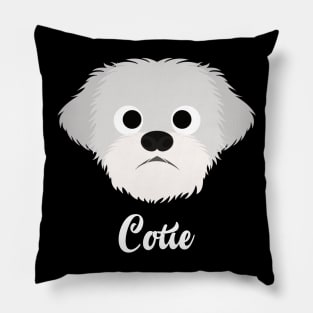 Cotie - Coton de Tulear Pillow