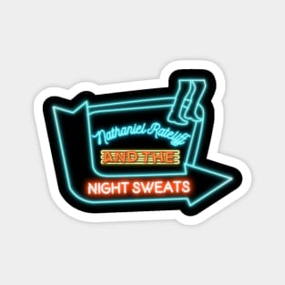 Nathaniel Rateliff & The Night Sweats Neon Sign Aesthetic Magnet