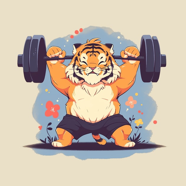 cute tiger by enzo studios