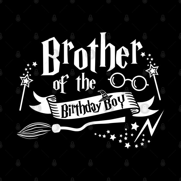 Brother Of The Birthday Boy Gift Magical Birthday Party by ruffianlouse