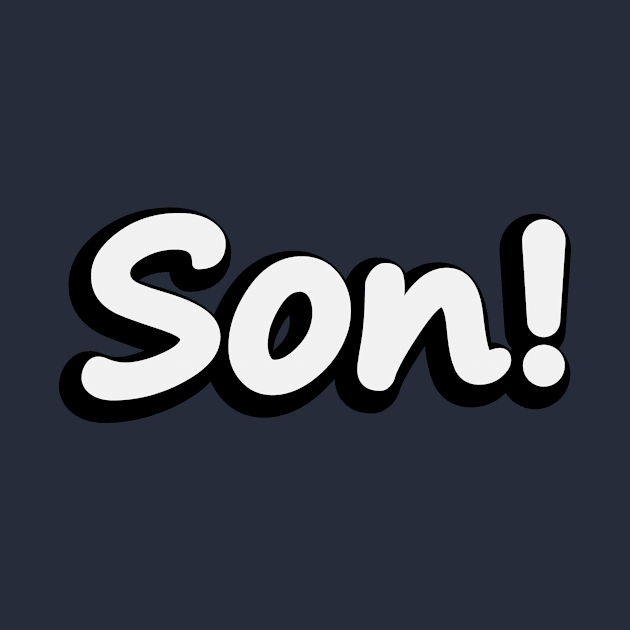 Son typography design by DinaShalash