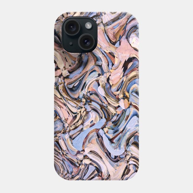 Funky coloured Cartesian pebbles Phone Case by stevepaint