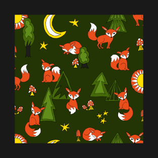 little fox in the forest T-Shirt