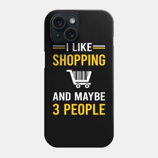 3 People Shopping Shopper Phone Case