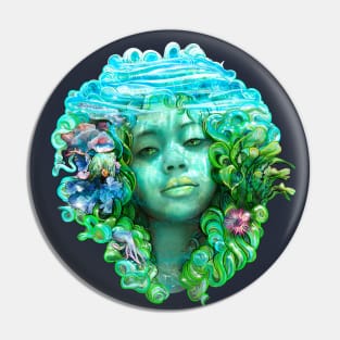 Ocean spirit Pin