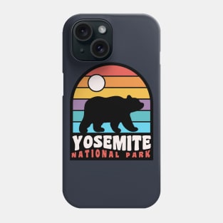 Yosemite National Park California Bear Badge Phone Case