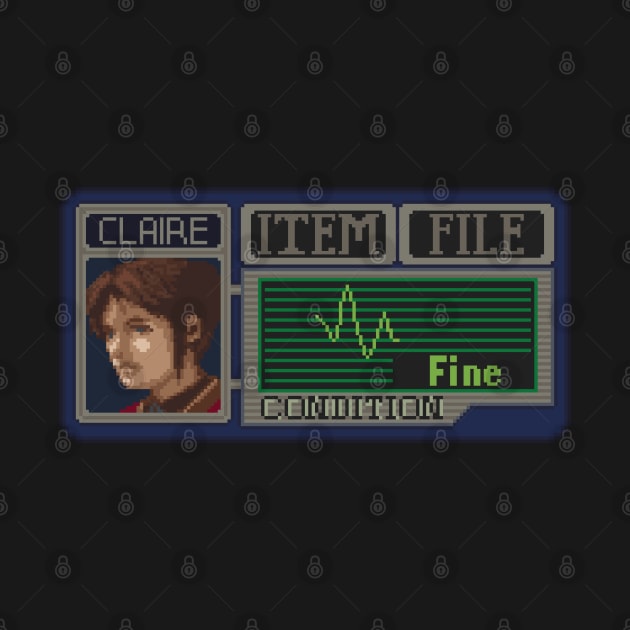 Claire Redfield Pixel Art by AlleenasPixels