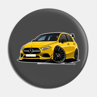 Mercedes A35 AMG Yellow Pin