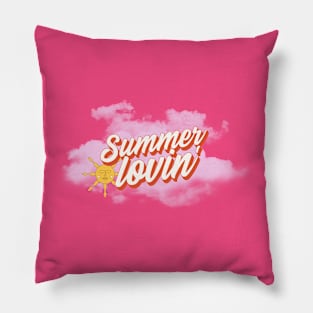 Summer Lovin' Retro Pillow