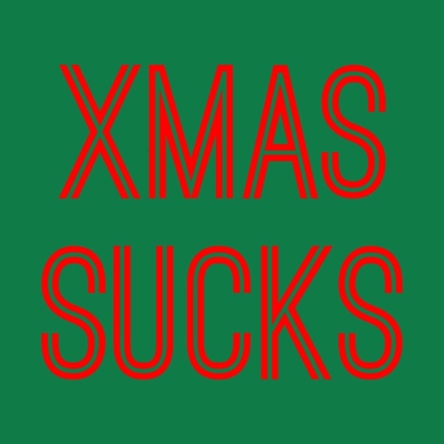 Xmas Sucks (Red Text) by caknuck