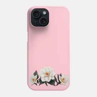 Set of 3 White Flowers Phone Case