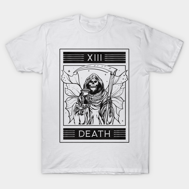 Fairycore Aesthetic Tarot Card Death Fairy Goth - Fairycore - T-Shirt