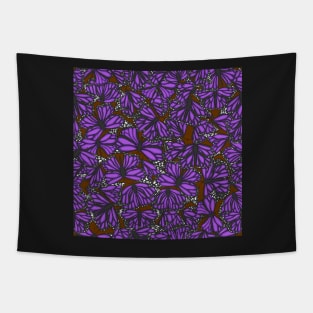 Purple Butterflies Tapestry