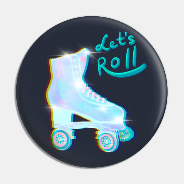 Let's roll Impala holographic quad roller skates Pin by Orangerinka