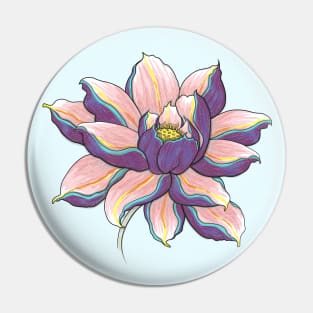 Violet Lotus Pin