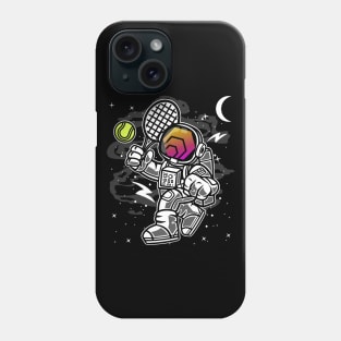 Astronaut Tennis HEX Coin To The Moon HEX Crypto Token Cryptocurrency Blockchain Wallet Birthday Gift For Men Women Kids Phone Case