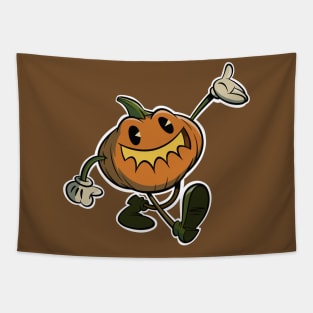 1930s Pumpkin Tapestry