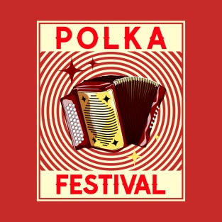 Polka Festival Cream T-Shirt