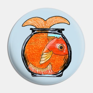 Big Fish, Small Bowl Pin