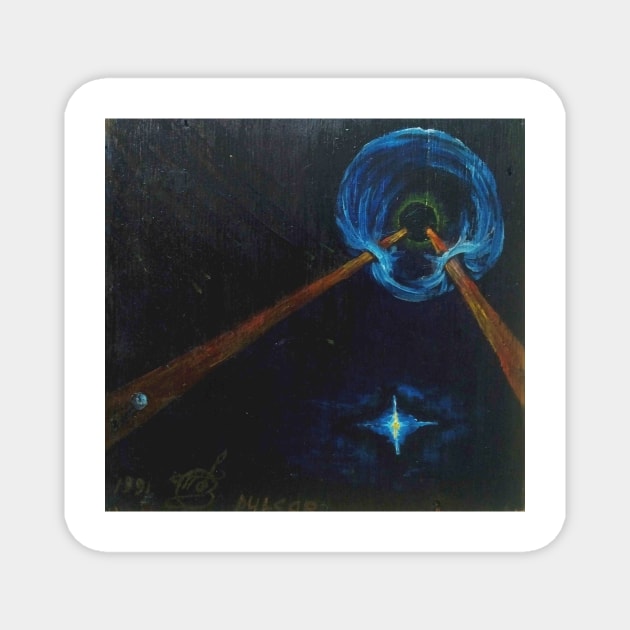 Oil Painting - Pulsar. 1991 Magnet by IgorPozdnyakov