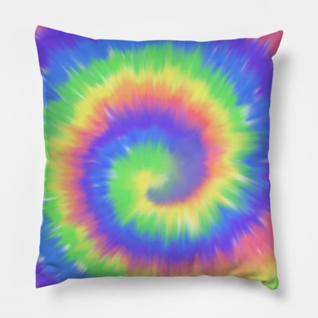 Tie Dye Pillow by BiscuitSnack