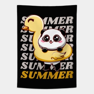 Beach summertime swimming pool time sun bathing fun chill summer vacation Tapestry