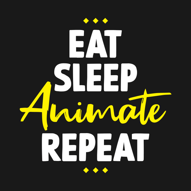 Eat Sleep Animate Repeat by maxcode