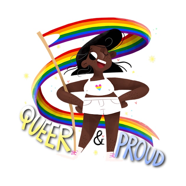 Queer & Proud - Pan Heart by Gummy Illustrations