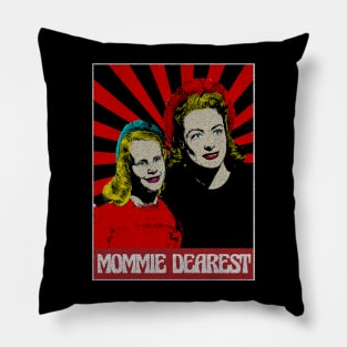 Mommie Dearest  1980s Pop Art Fan Art Pillow