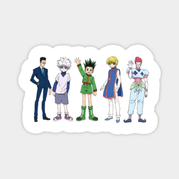 Wallpaper Hunter X Hunter Gon Killua Leorio Kurapika Hunter X Hunter Magnet Teepublic For iPhone