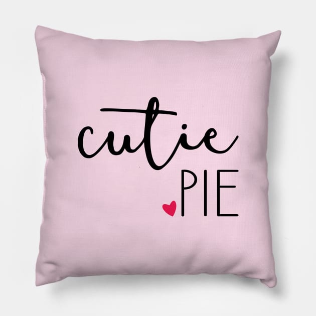 Cutie Pie Pillow by amyvanmeter