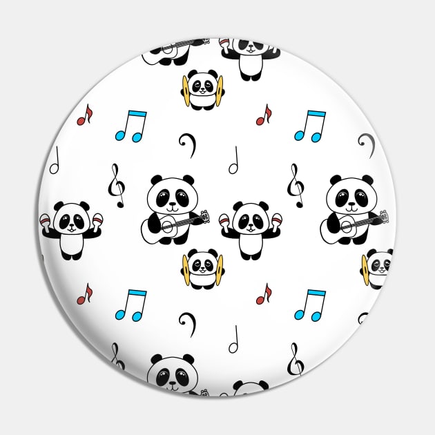 Panda Band Pin by 1000 Pandas