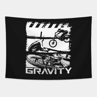 Downhill mountain biking. Gravity MTB Tapestry