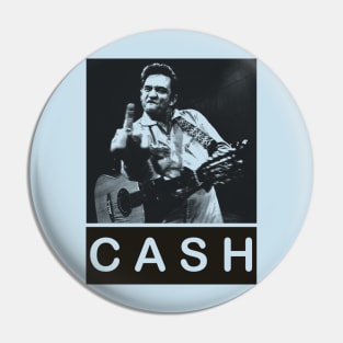 Cool Johnny Cash - Pencil Drawing Style Pin