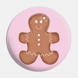 Cute Gingerbread girl Pin