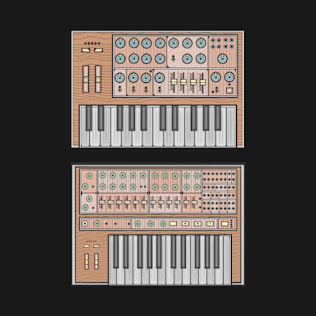 Brown Classic Synthesizer by milhad