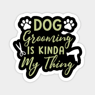 Dog Grooming Magnet